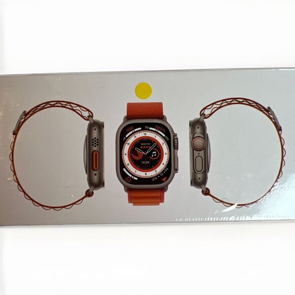 Smart Watch Starlight Sports Orange Band Waterproof, Heart Rate, Bluetooth - Picture 2 of 3